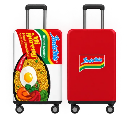 Indomie Luggage Cover